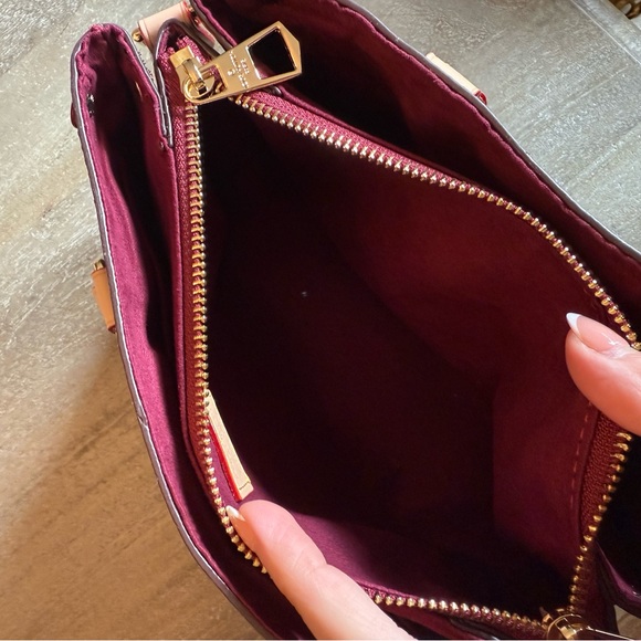 Brown and Tan Designer Tote Bag - Picture 5 of 8